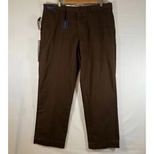 Polo Ralph Lauren Men’s 38x30 Preston Fit Pants Cotton Brown Preppy Chino NWT